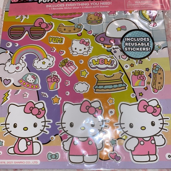 Hello kitty puffy sticker play set - Picture 3 of 6